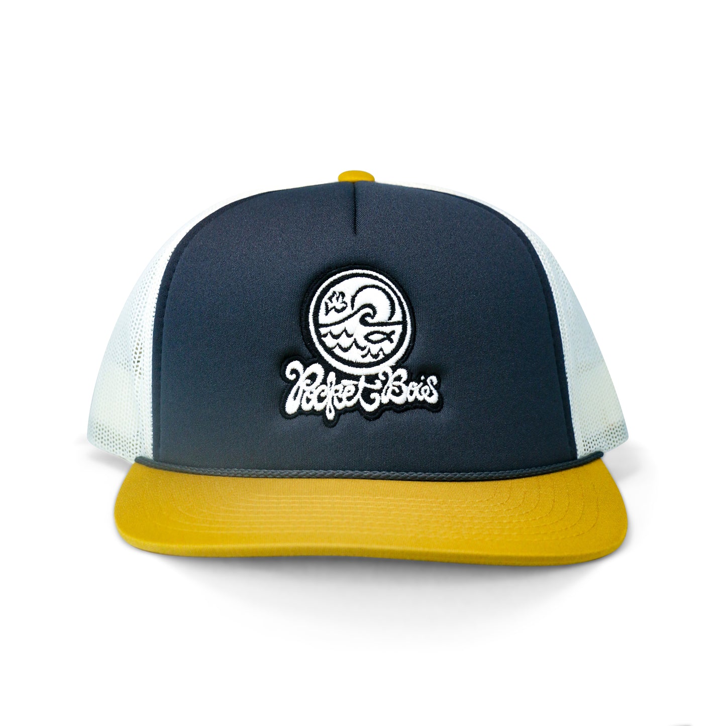 Pocket Bois - Gold and Gray Classic Foamy Trucker Cap