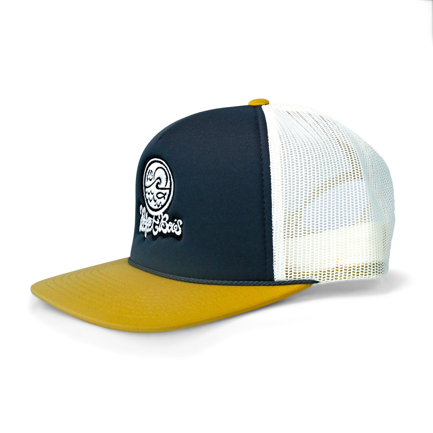 Pocket Bois - Gold and Gray Classic Foamy Trucker Cap