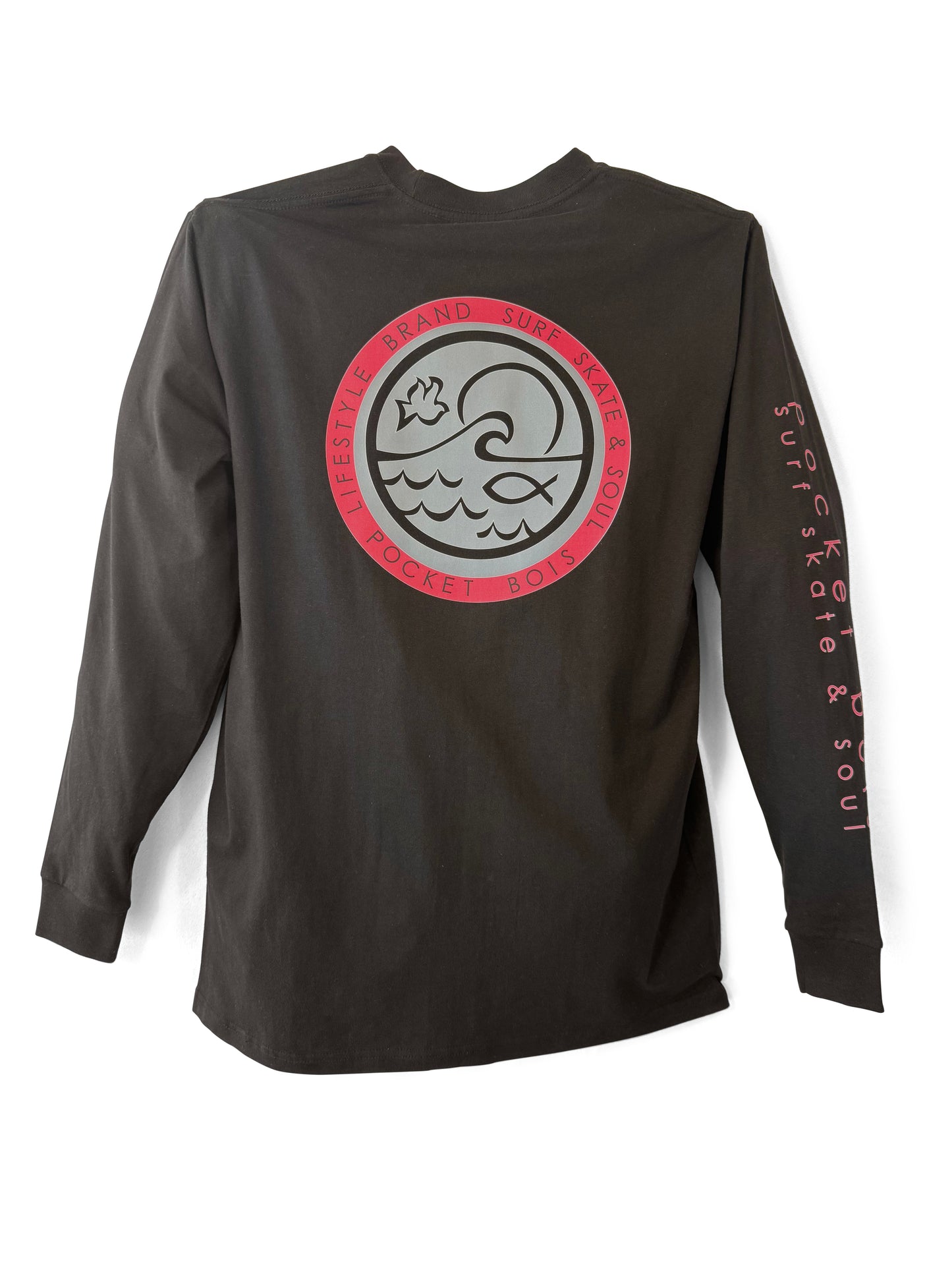 PB Logo Pink Long Sleeve T-Shirt