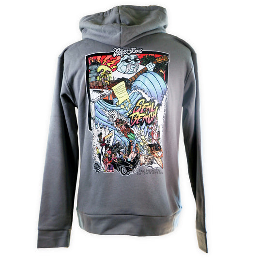 Pocketbois collab with M&M Seal Beach - Hoodie Gray
