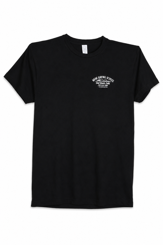 M & M Surf School, Seal Beach t-shirt