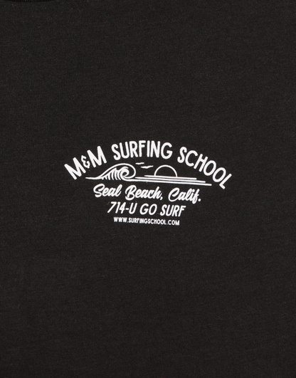 M & M Surf School, Seal Beach t-shirt